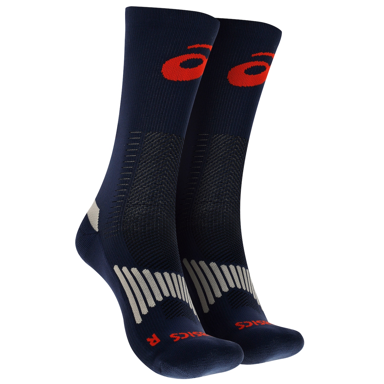 Meia Rally Crew Cano Alto Tamanho 39-44 ASICS Adulto