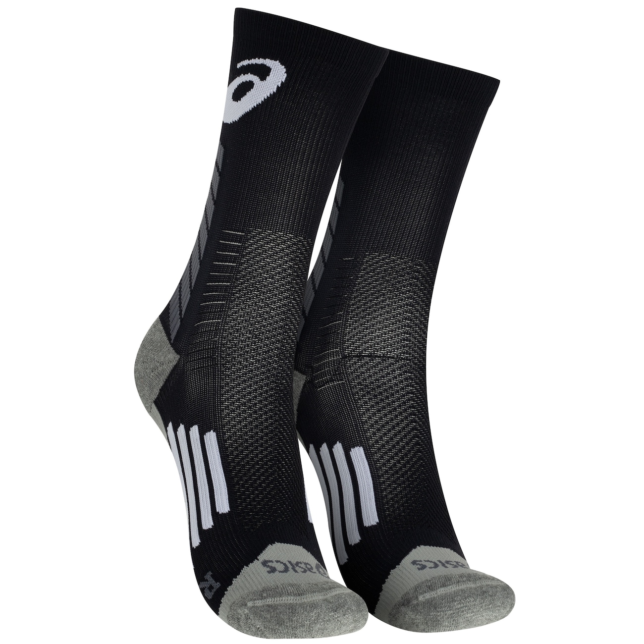 Meia Para Corrida Rally Crew 5k Cano Alto Tamanho 39-44 ASICS Adulto