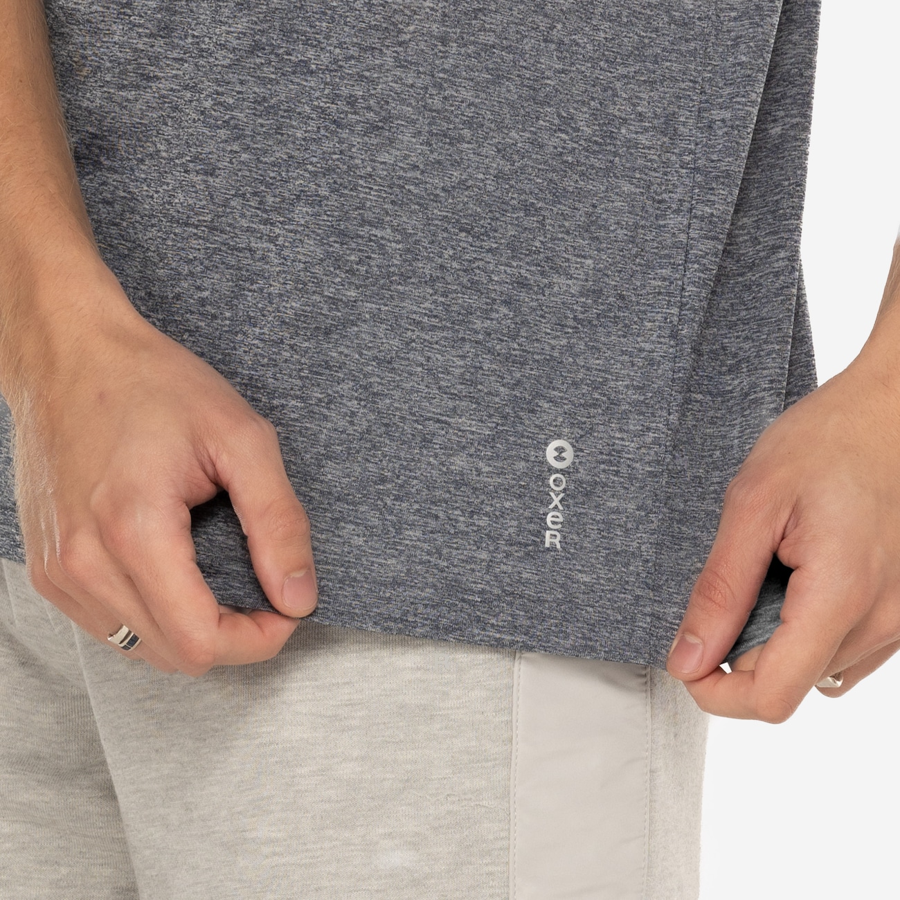 Camiseta Regata Masculina Oxer Mescla Basic - Video 1