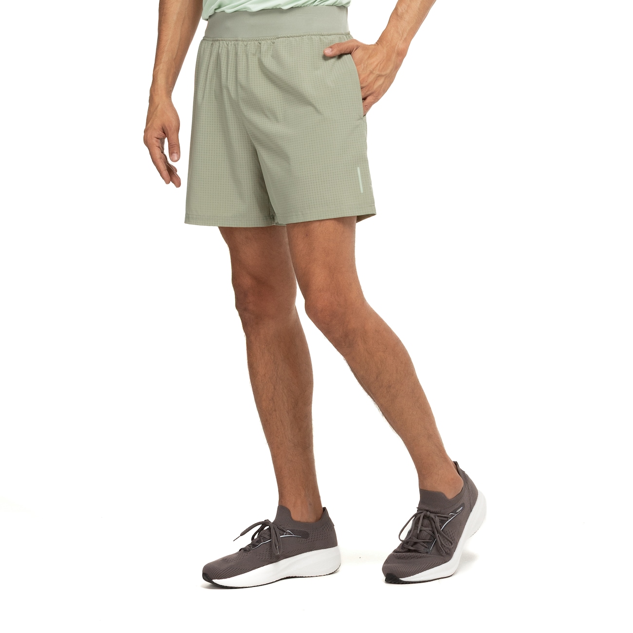 Bermuda Masculina Oxer Rip Stop Corrida B5P com Sunga Interna