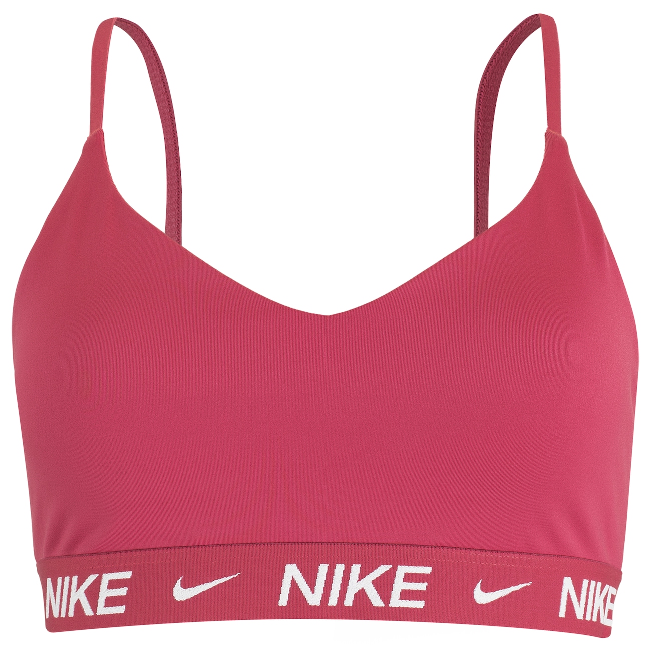 Top Fitness com Bojo Nike Baixa Sustentação Dri-Fit Indy SPT BRA