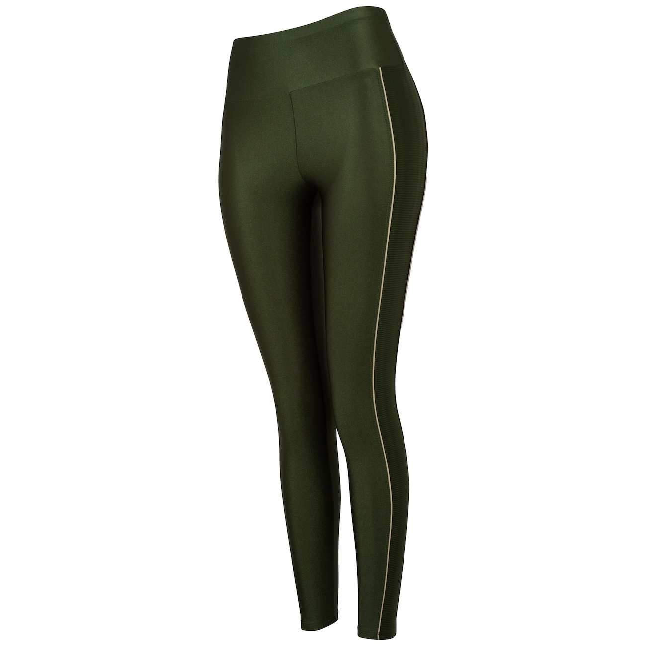 Calça Legging Feminina Oxer Zig Lateral Média Compressão Cintura Média