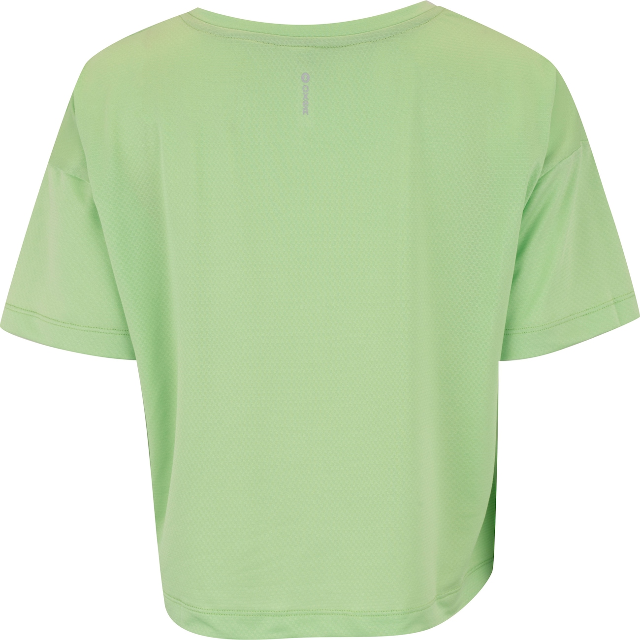 Blusa Cropped Feminina Oxer Manga Curta Textura Print - Video 1