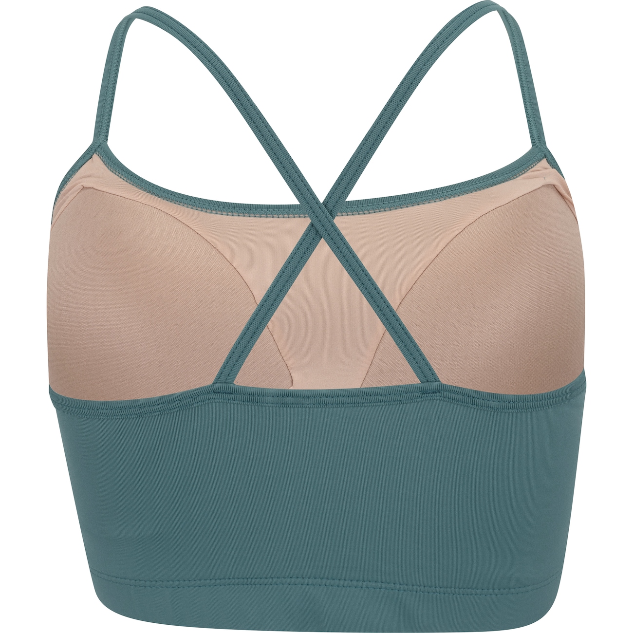 Top Fitness com Bojo Fixo ASICS Logo Alça Cruzada Baixa Sustentação Adulto - Video 1