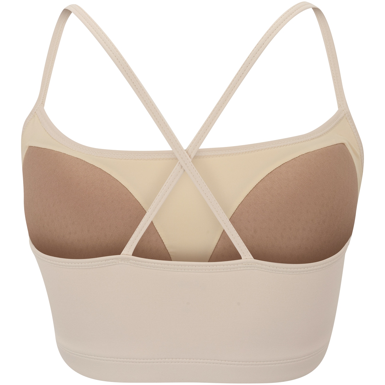 Top Fitness com Bojo Fixo ASICS Logo Alça Cruzada Baixa Sustentação Adulto - Video 1