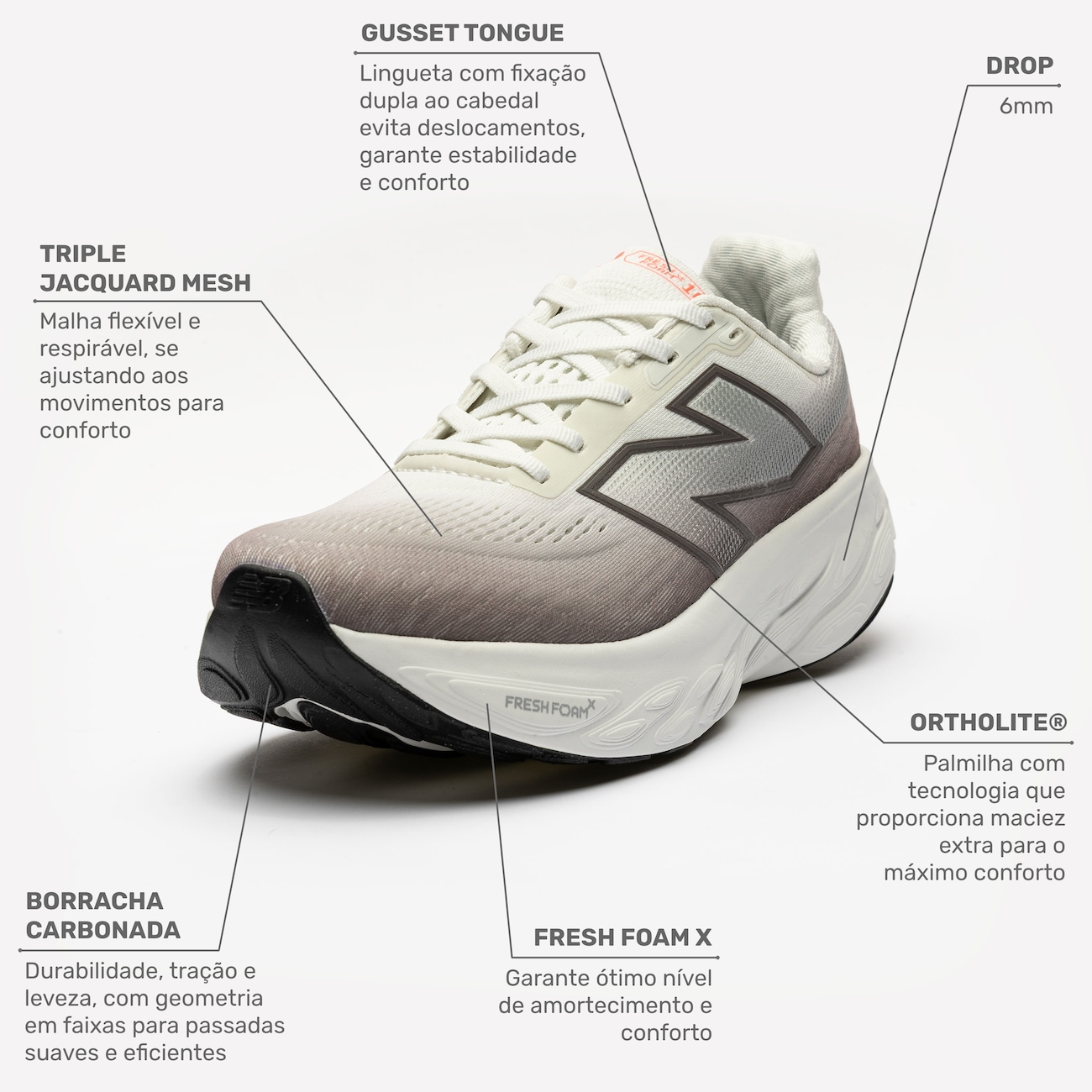 Tênis New Balance Fresh Foam X 1080 V14 Masculino em Promoção
