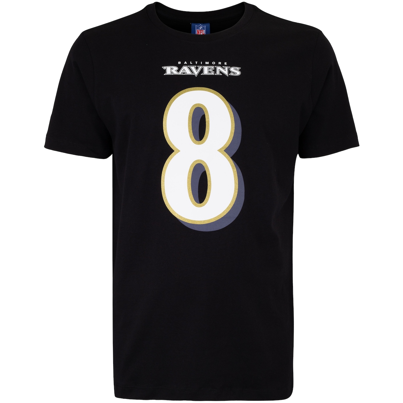 Camiseta do Baltimore Ravens NFL Masculina Player Jackson NF017 em