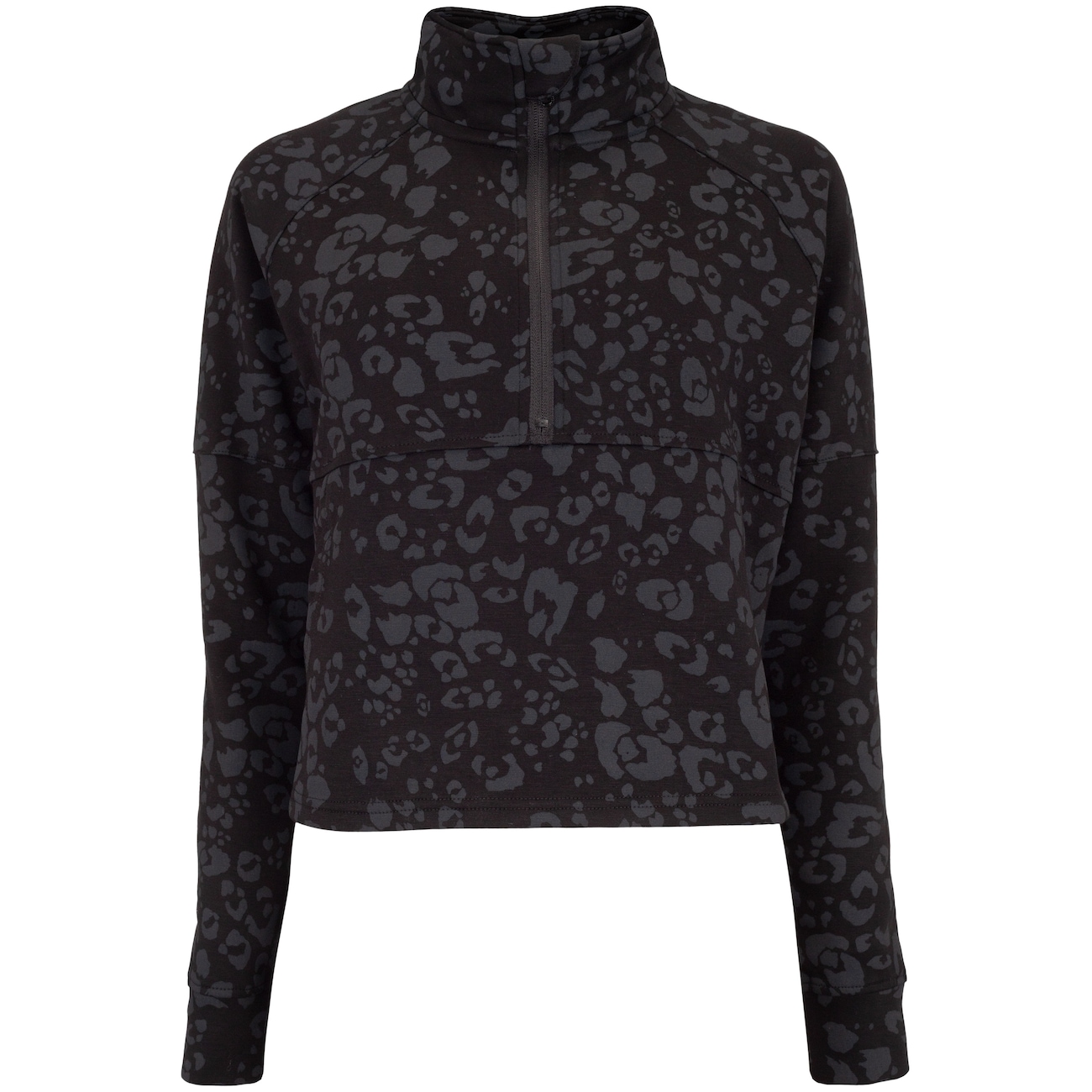 Blusão Feminino Oxer Half-Zíper Estampado - Video 1