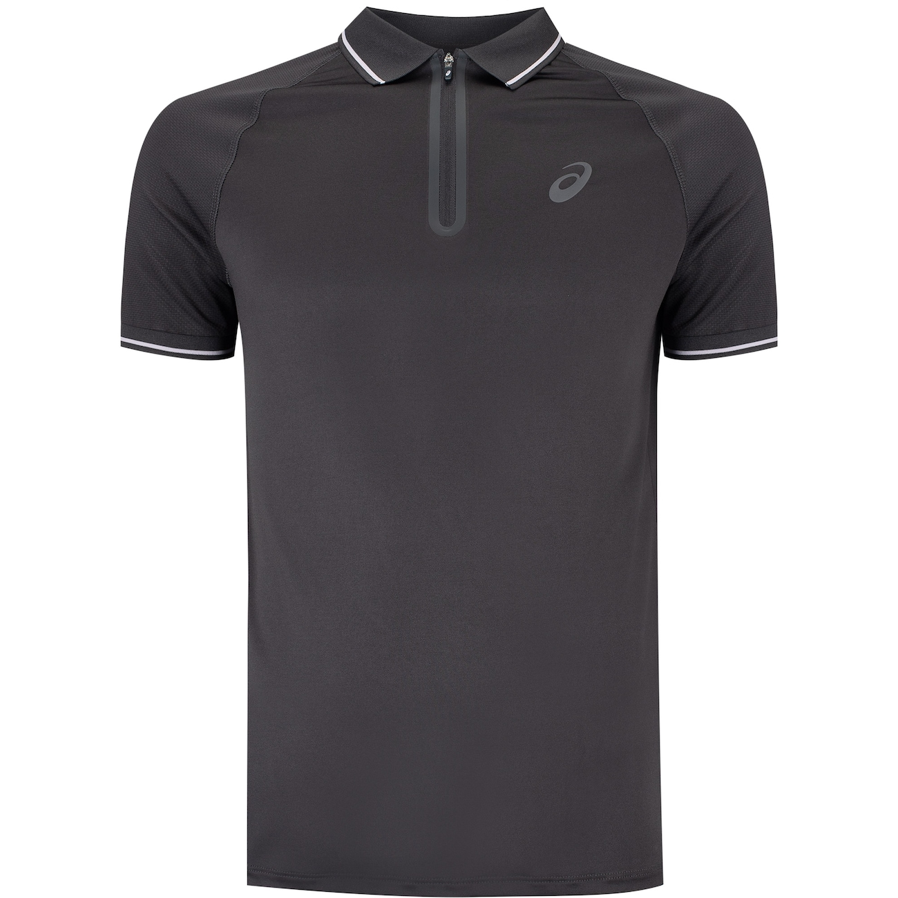 トップス Pedestal polo Camisa Polo ASICS Zíper Selado - Masculina em Promoção | Centauro
