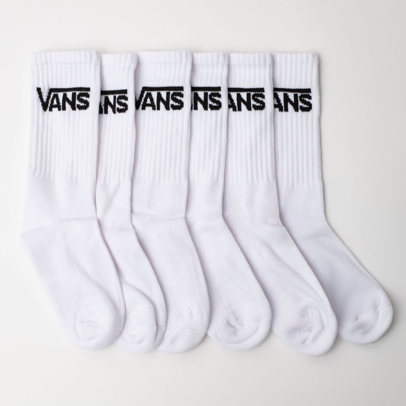 Kit de Meias Cano Alto Vans Classic Crew com 3 Pares | Centauro