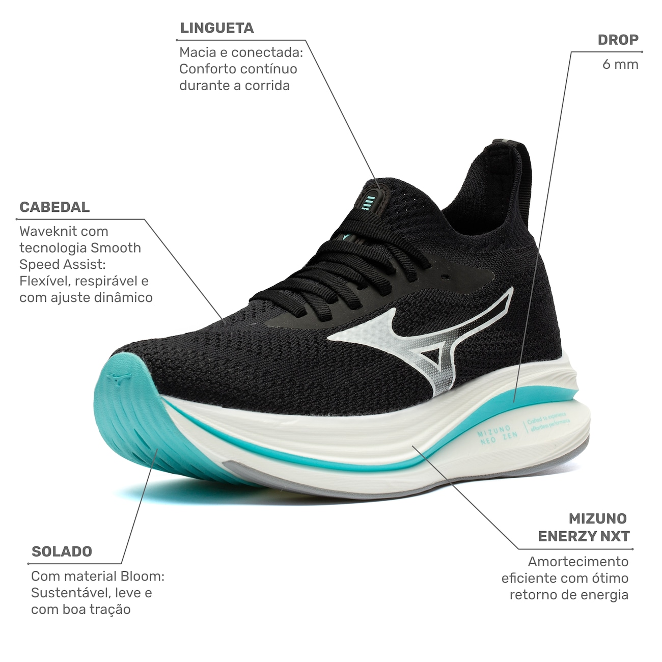 Tênis Mizuno Neo Zen Feminino em Promoção | Centauro