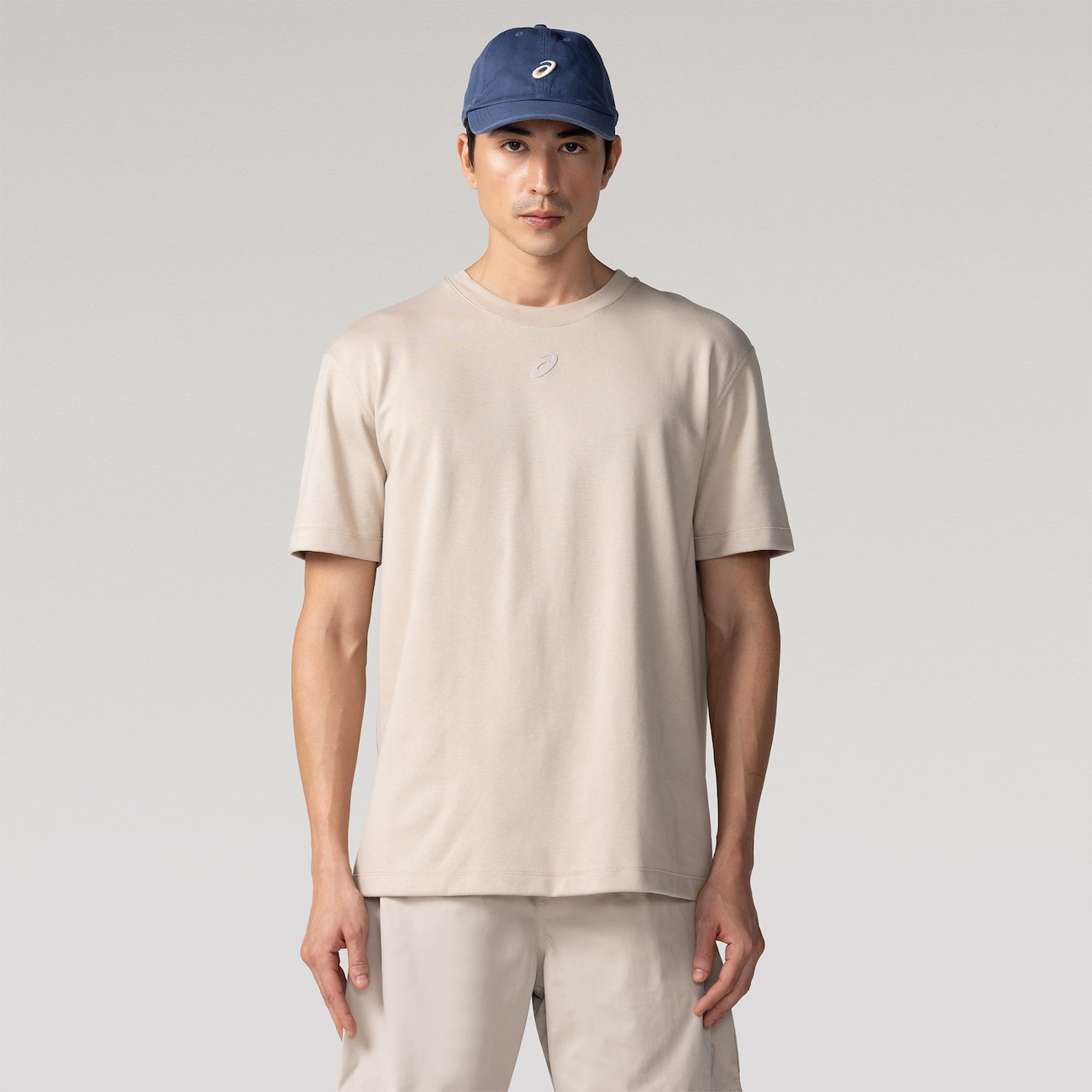 Camiseta Masculina ASICS Manga Curta Malha Dupla Box | Centauro
