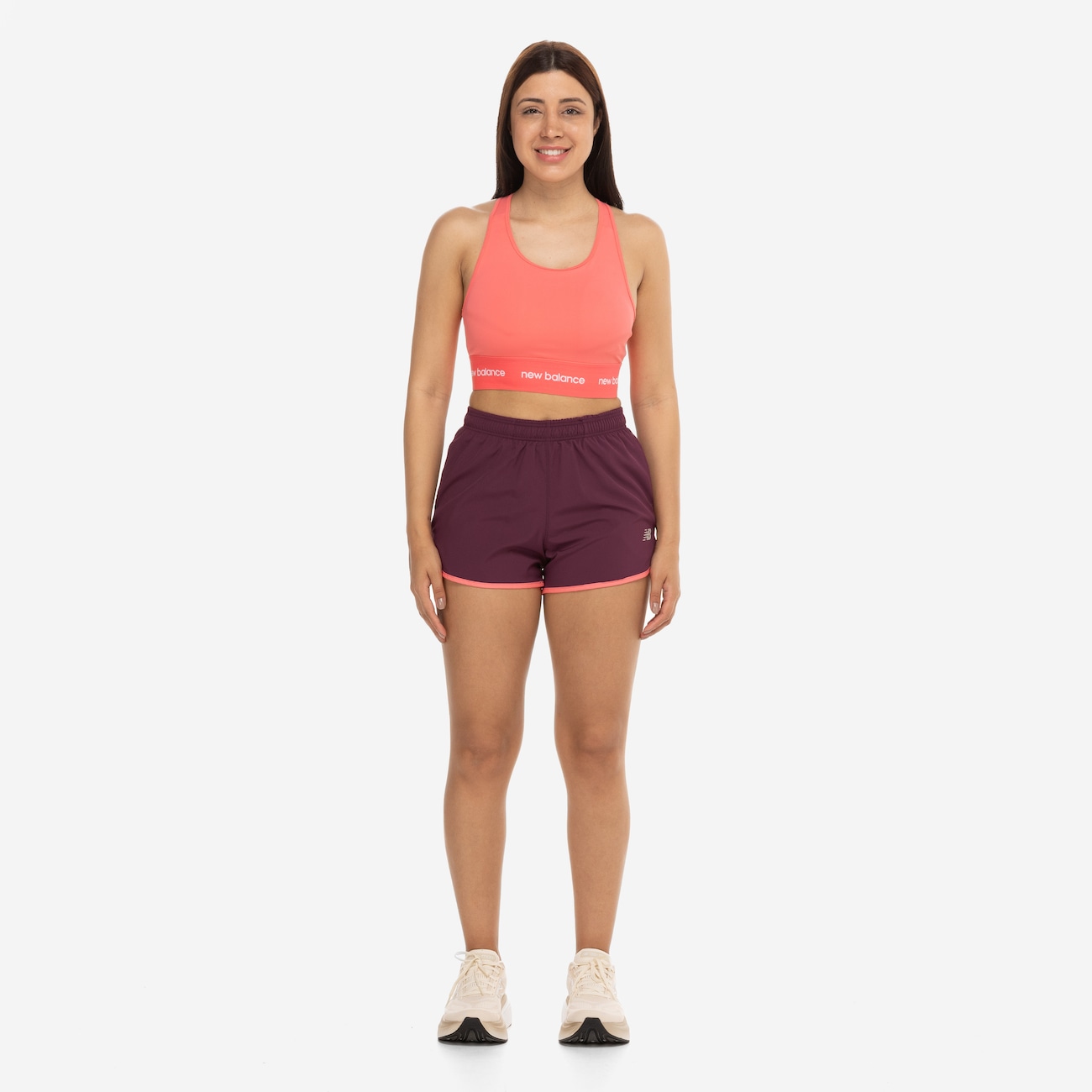 Short New Balance Sport Essentials Run 3 Feminino - Video 1