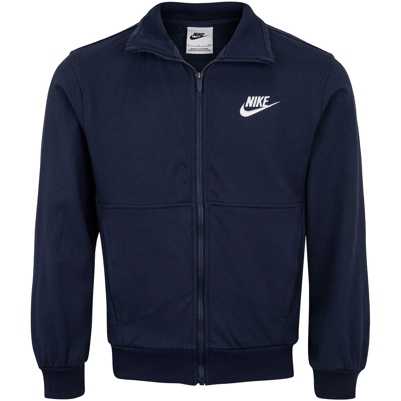 Jaqueta Infantil Nike Club Knit FZ LS Lbr - Melhora o Preço