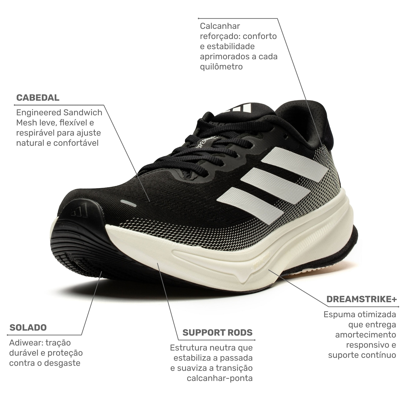 Tênis adidas Supernova Rise 2 Masculino | Centauro