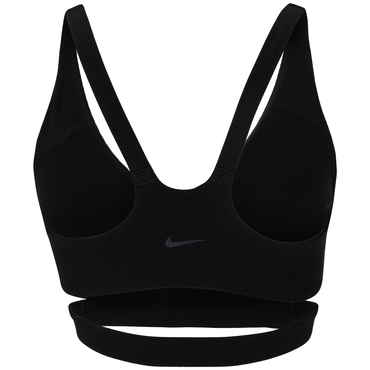 Top Fitness com Bojo Nike Baixa Sustentação Zenvy Rib Bra - Video 1