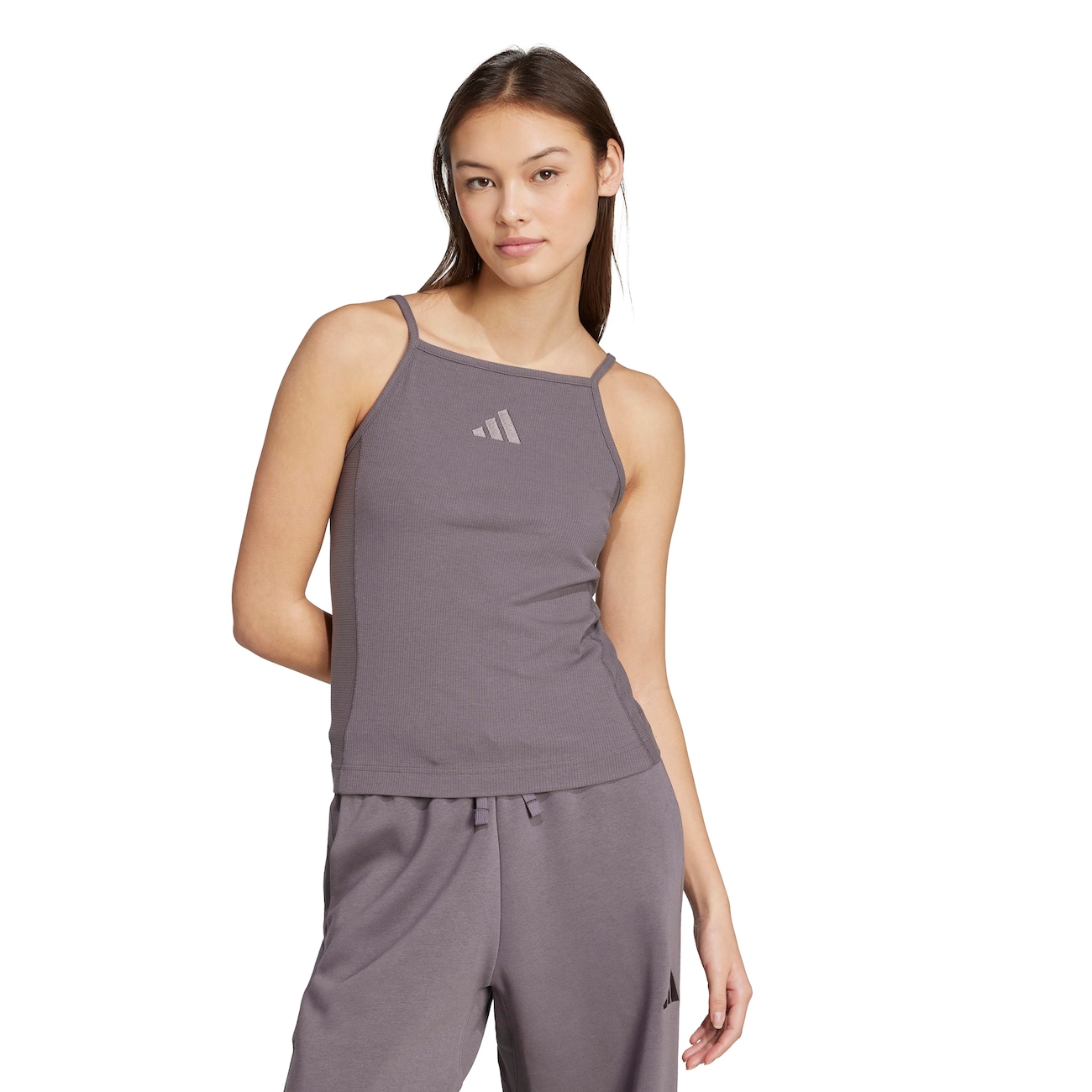 トップス eaphi MULTI SHOULDER PARTS RIB TOPS Fitted top with open