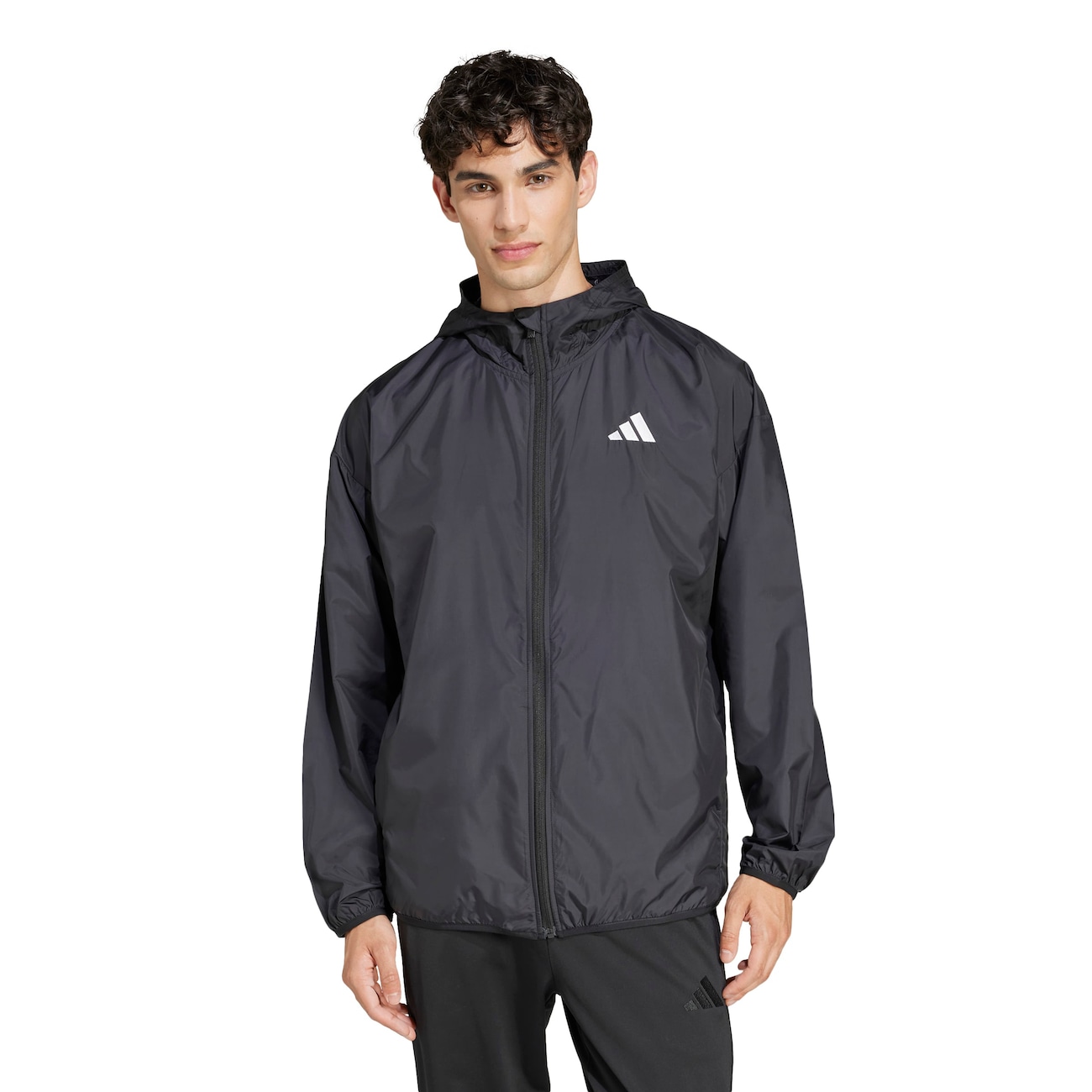 Jaqueta Corta-Vento Masculina adidas com Capuz Centauro