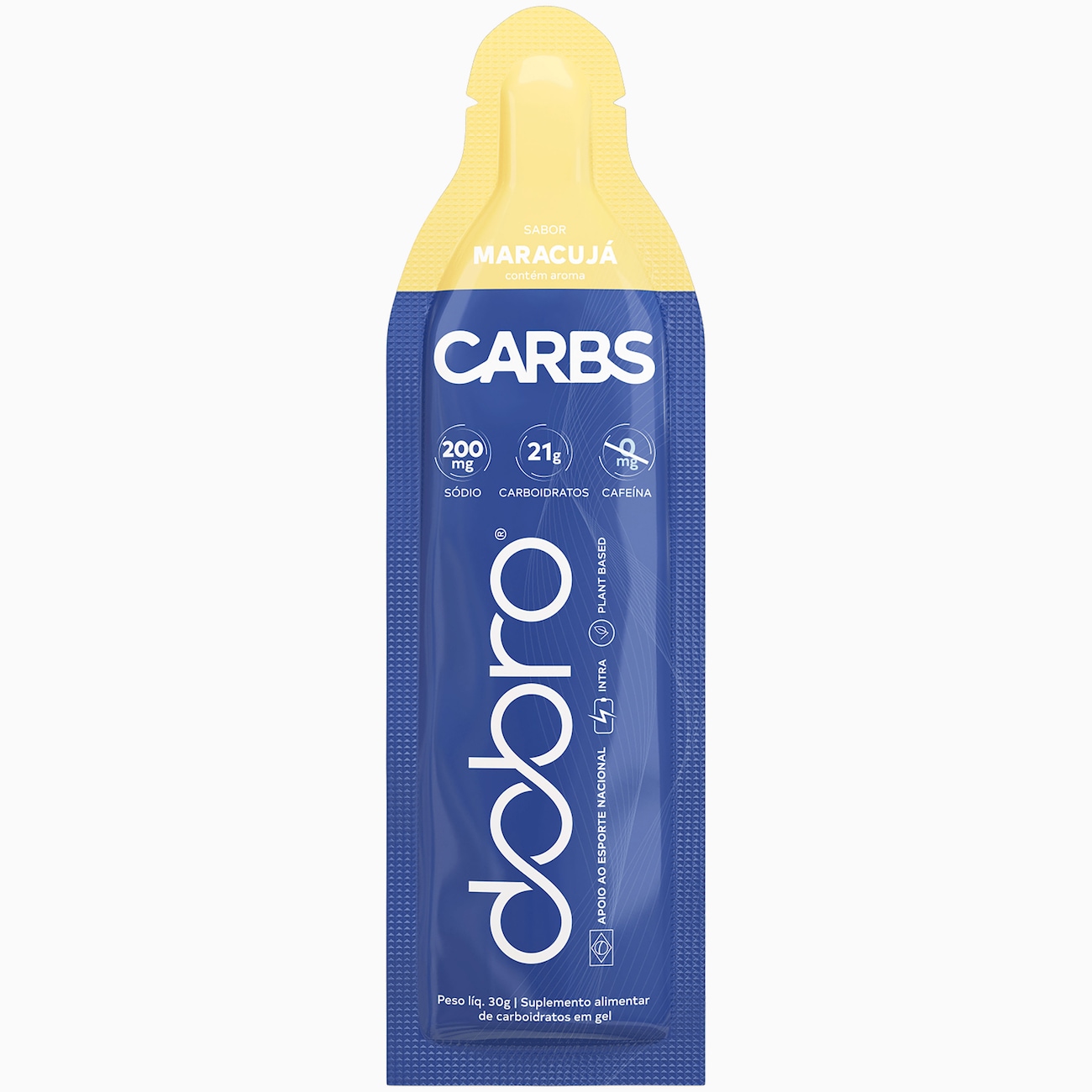 Pré-Treino Dobro Carbs Gel Maracujá 30g | Centauro