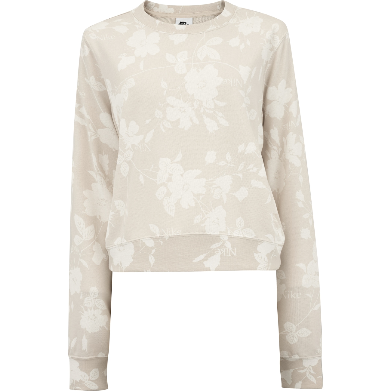 Blusão Feminino Nike Sportswear Crew Chill French Terry All Over Print - Video 1