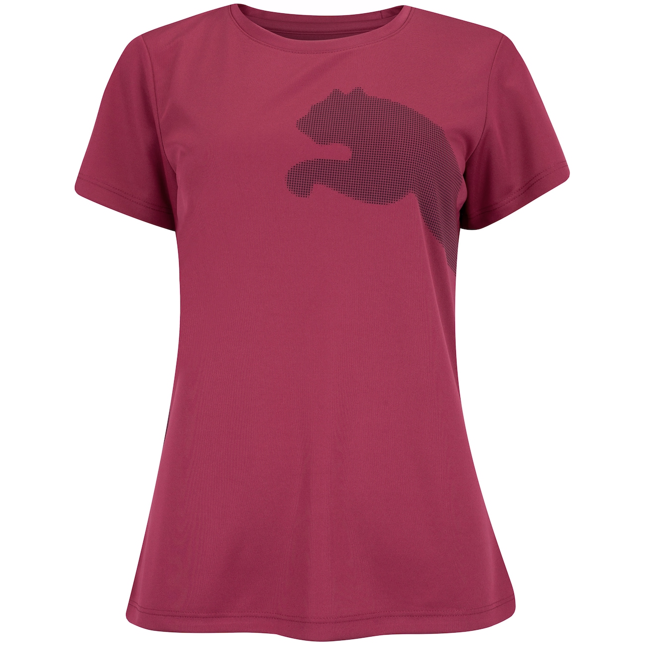 Camiseta Feminina Manga Curta Puma Tad Big Logo Jersey - Video 1