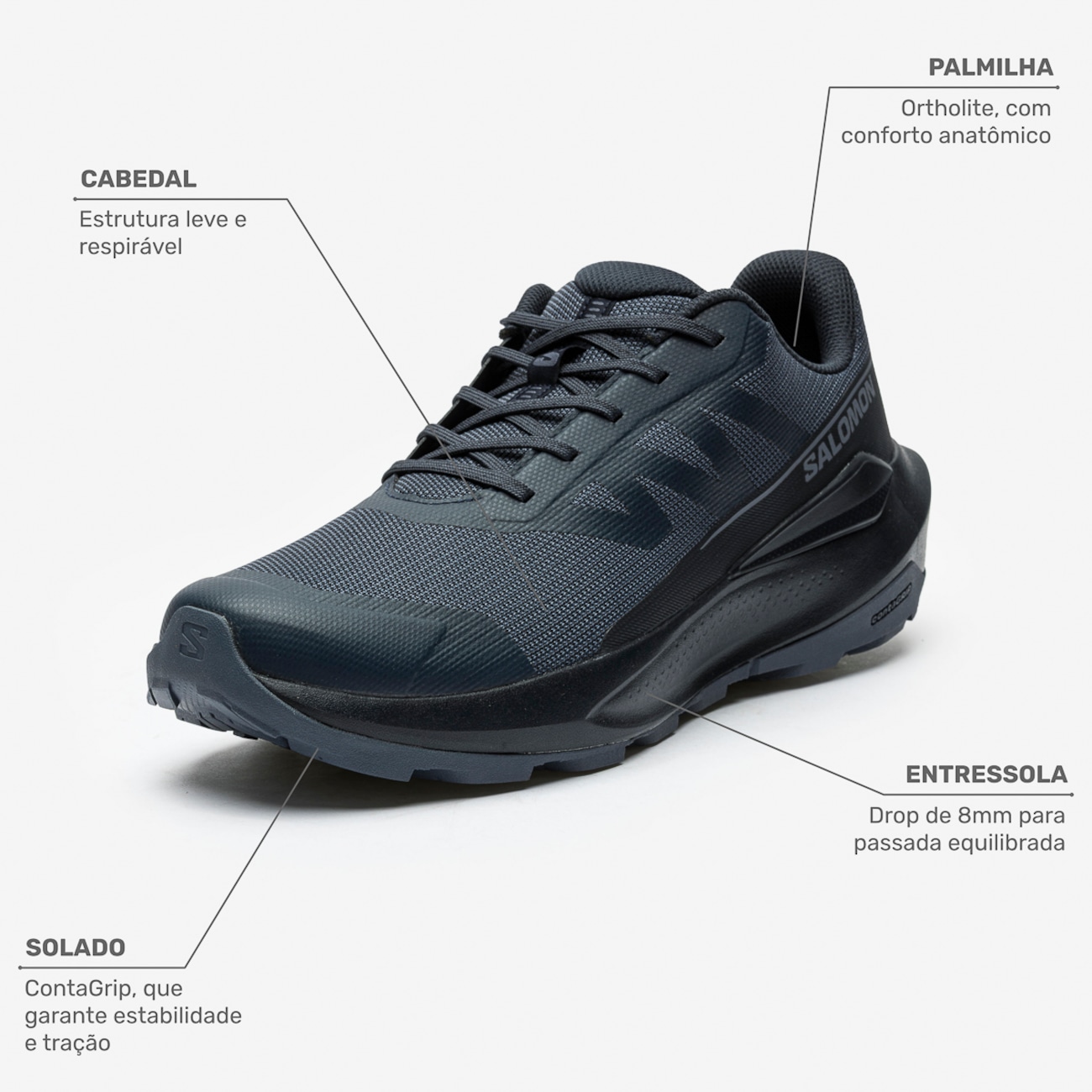Tênis Masculino Salomon Elixir Tour | Centauro