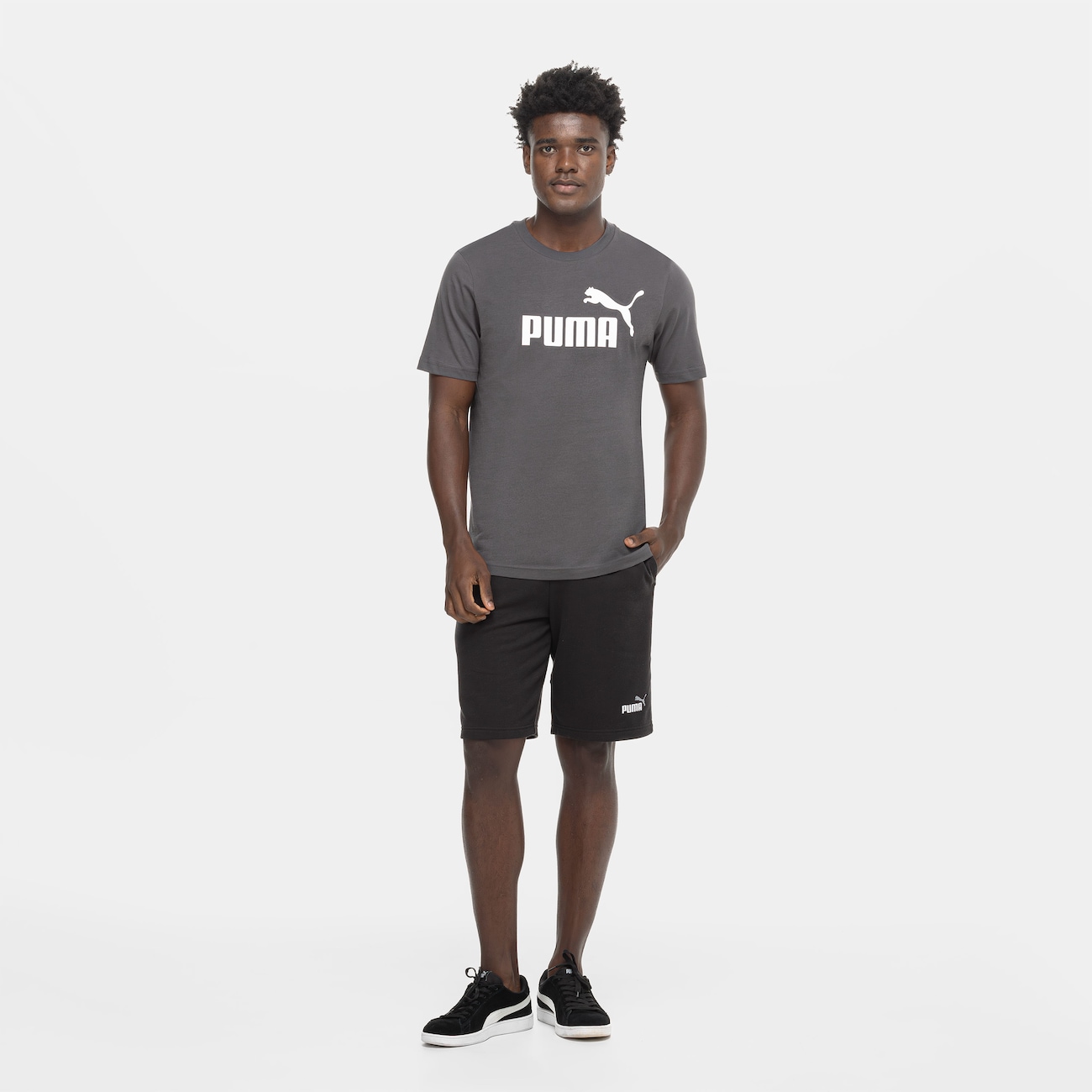 Camiseta Puma Essential No 1 Masculina - Video 1