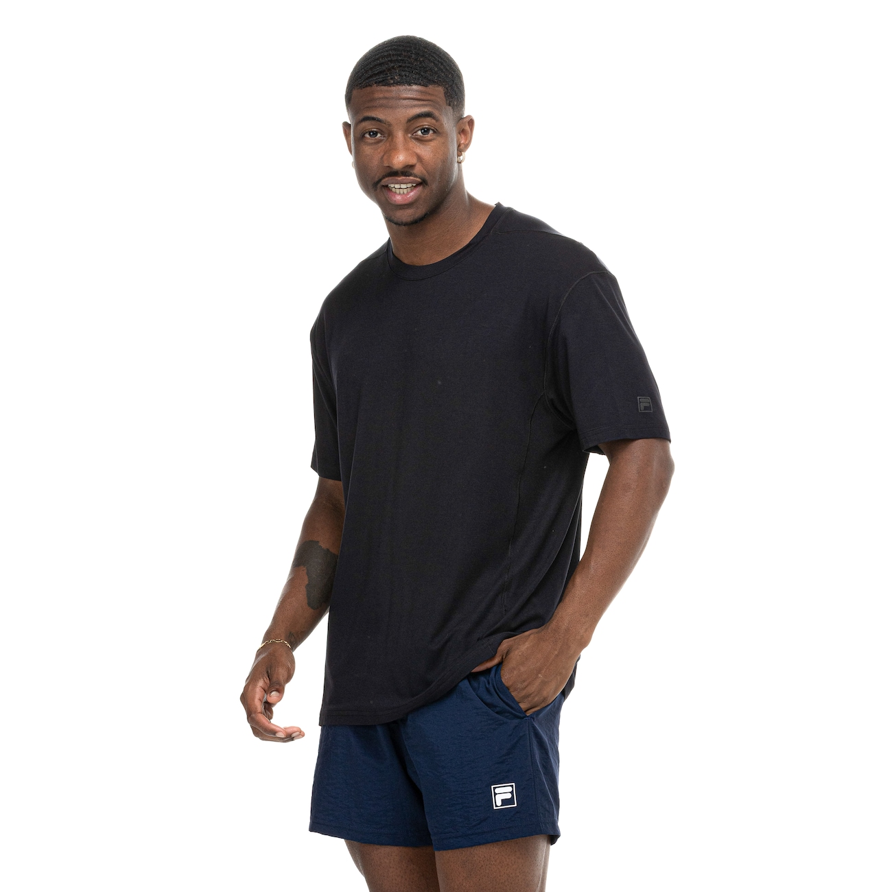 Camiseta Fila Adaptable Smart Cotton Masculina em Promoção | Centauro