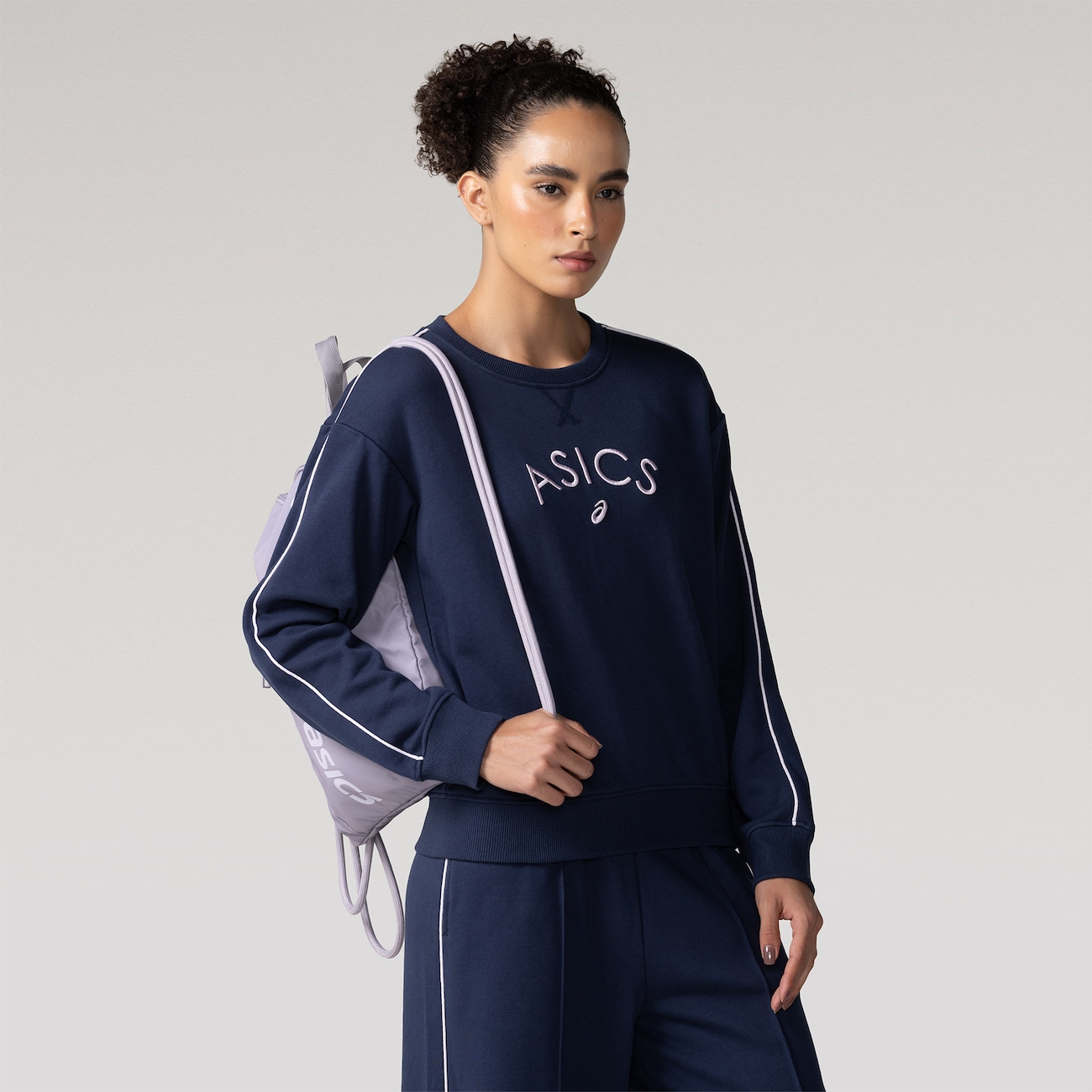 BLUSAO ASICS CLASSIC SEM CAPUZ | Centauro