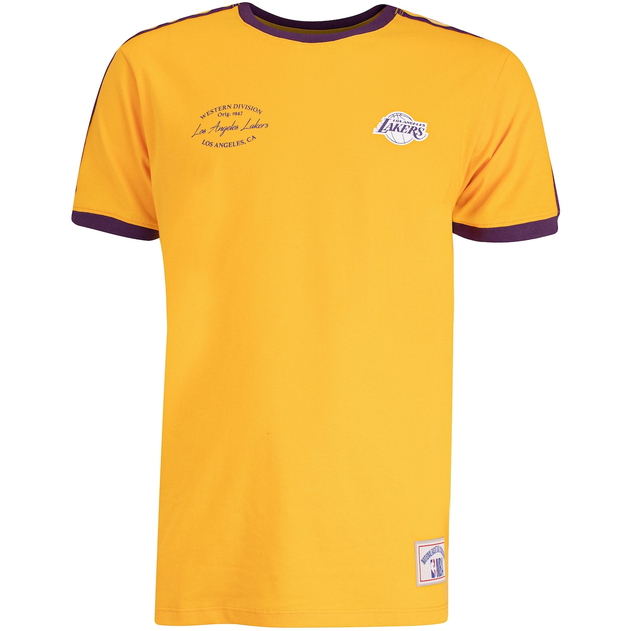 Camiseta Los Angeles Lakers NBA Oldstyle N0484 Masculina - Video 1