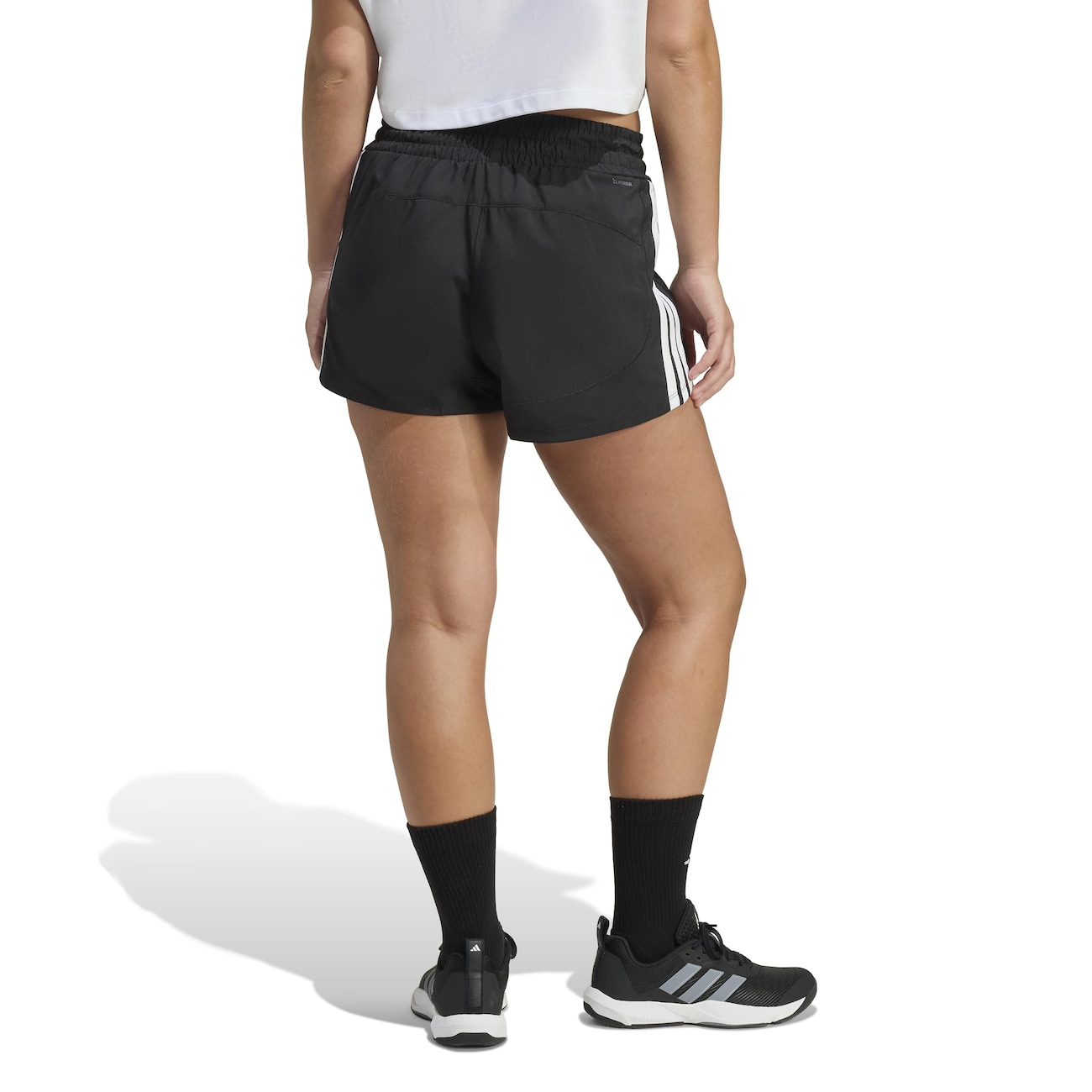 Shorts adidas Pacer Cintura alta Workout - Feminino | Centauro