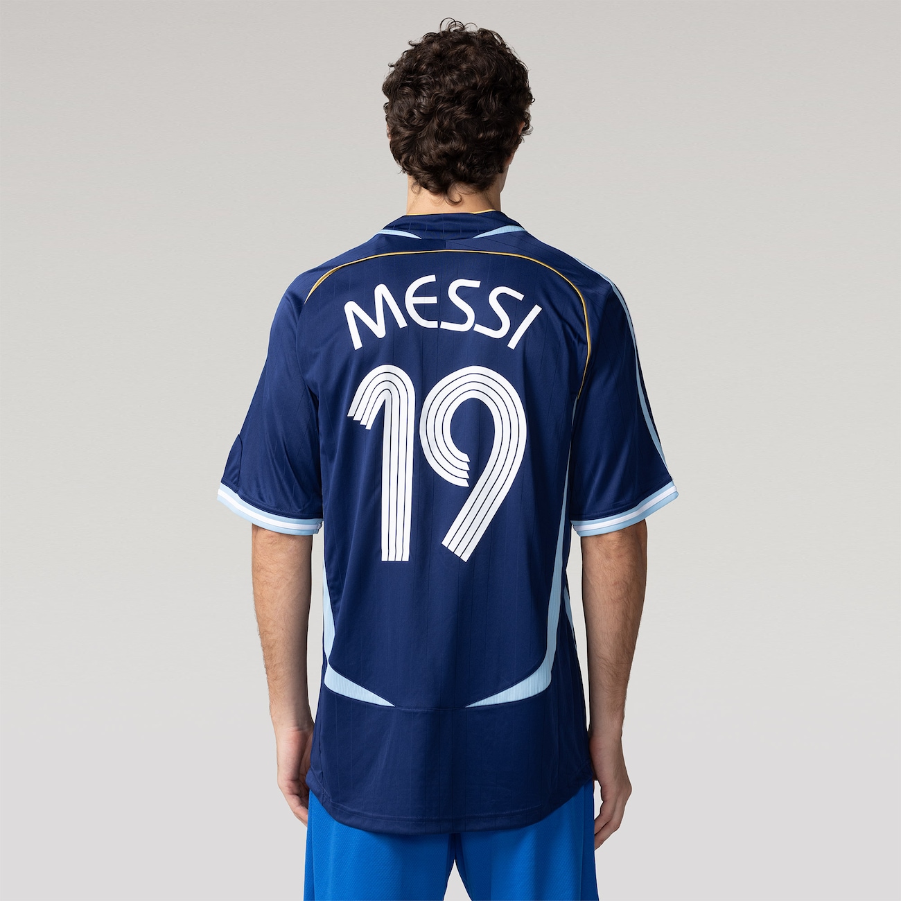 Camisa Argentina II 2006 Messi Torcedor adidas Masculina em