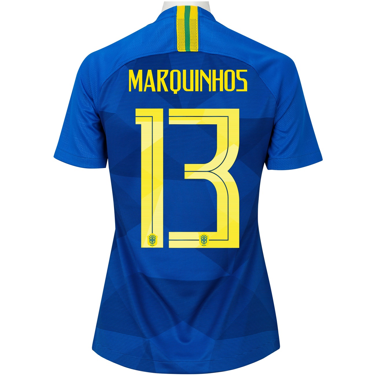 Accepted snap Treatment Camisa da Seleção Brasileira II 2018 Nike nº 13 Marquinhos - Feminina - Centauro Accepted snap Treatment Camisa da Seleção Brasileira II 2018 Nike nº 13 Marquinhos - Feminina - Centauro