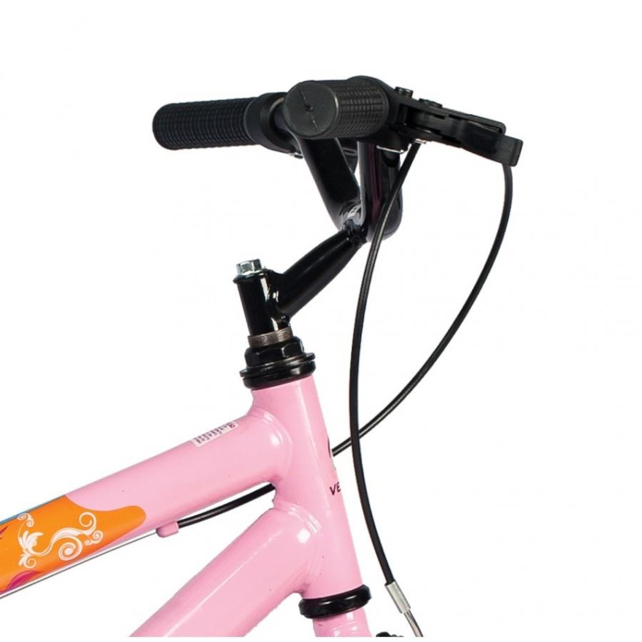 BICICLETA INFANTIL ARO 20 BRAVE BRANCO E ROSA VERDEN BIKES