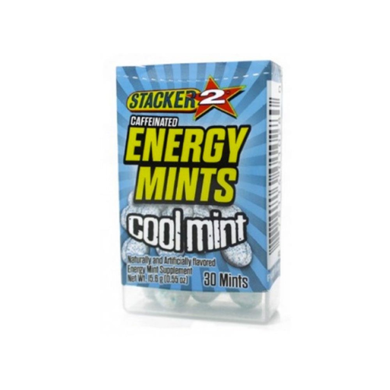 Energético Stacker2 Energy Mints Menta 30 Tabletes Centauro