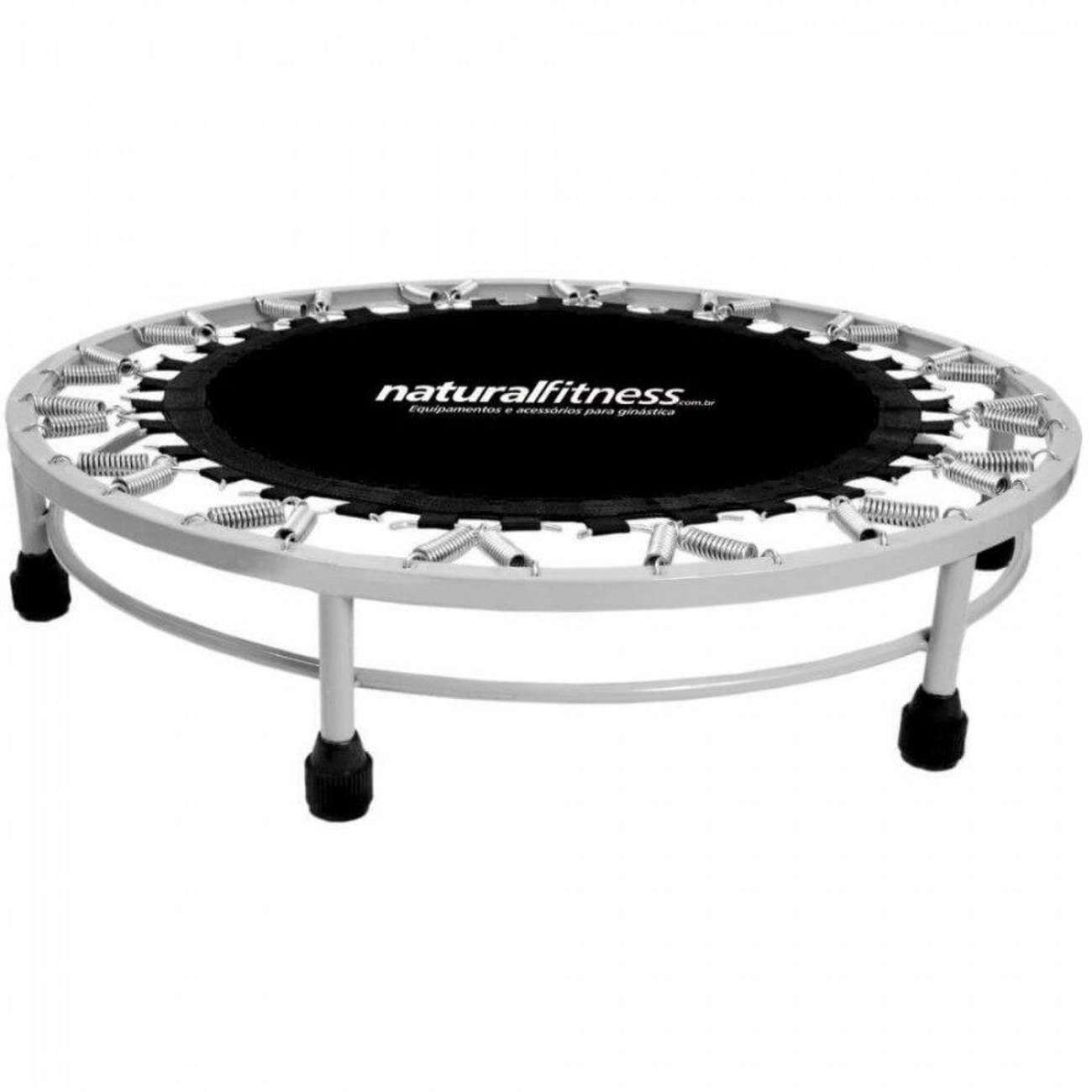 Kit Cama Elástica Natural Fitness Mini Jump Profissional + DVD de