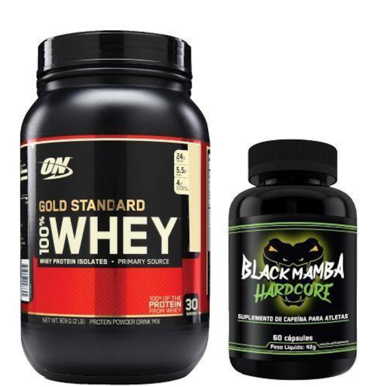 Whey Protein ON 100% Gold Standard - Baunilha - 909g + Black Mamba