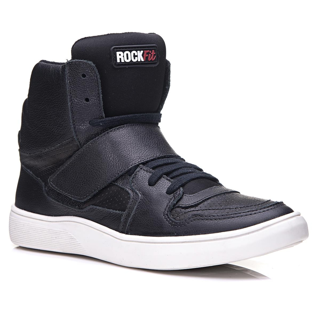 Rock Fit Tenis Cano Alto Feminino Preto Tenis Cano Alto Feminino