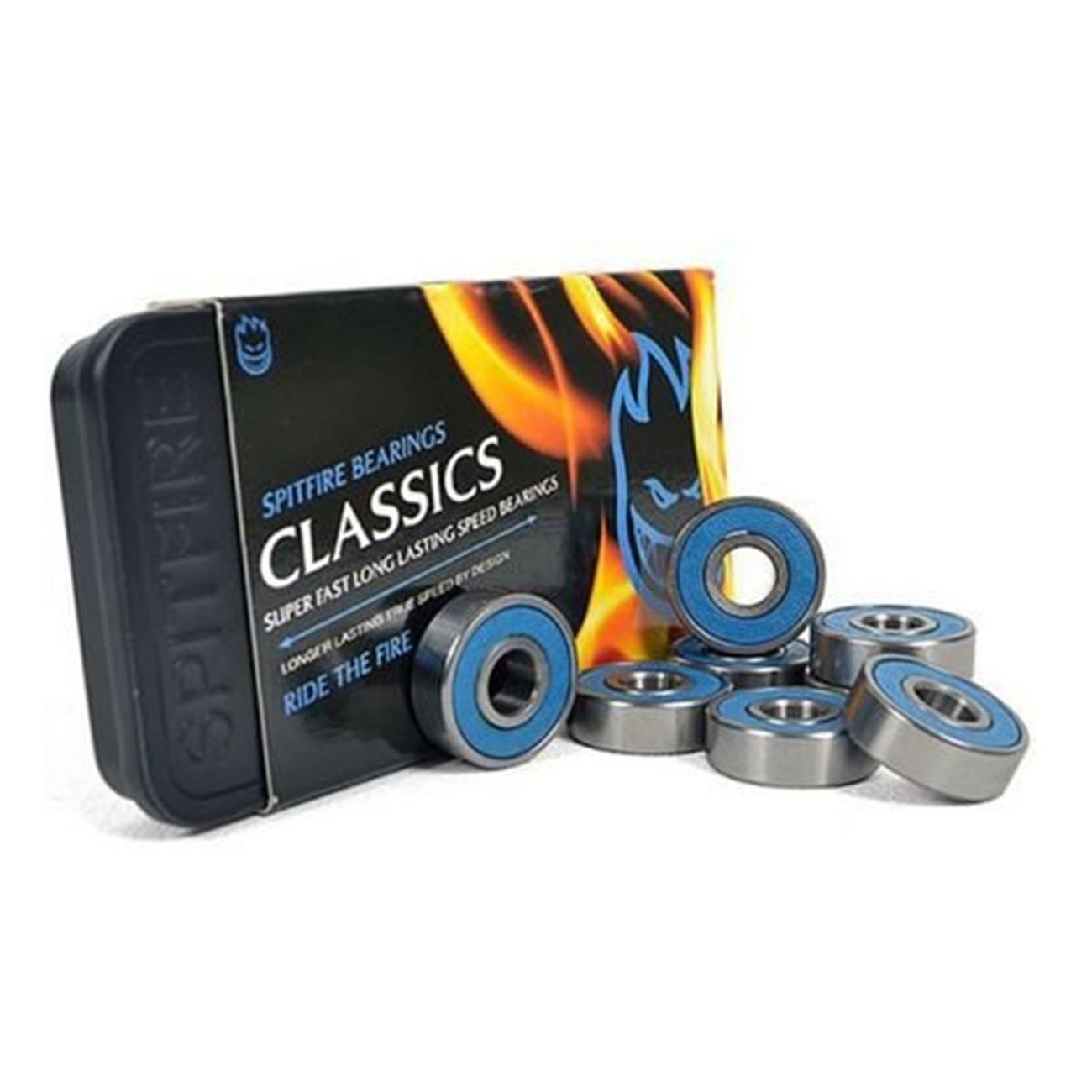 Roulements à Billes Spitfire Classic - Lot De 8 - Pour Skateboard - Couleurs Variées