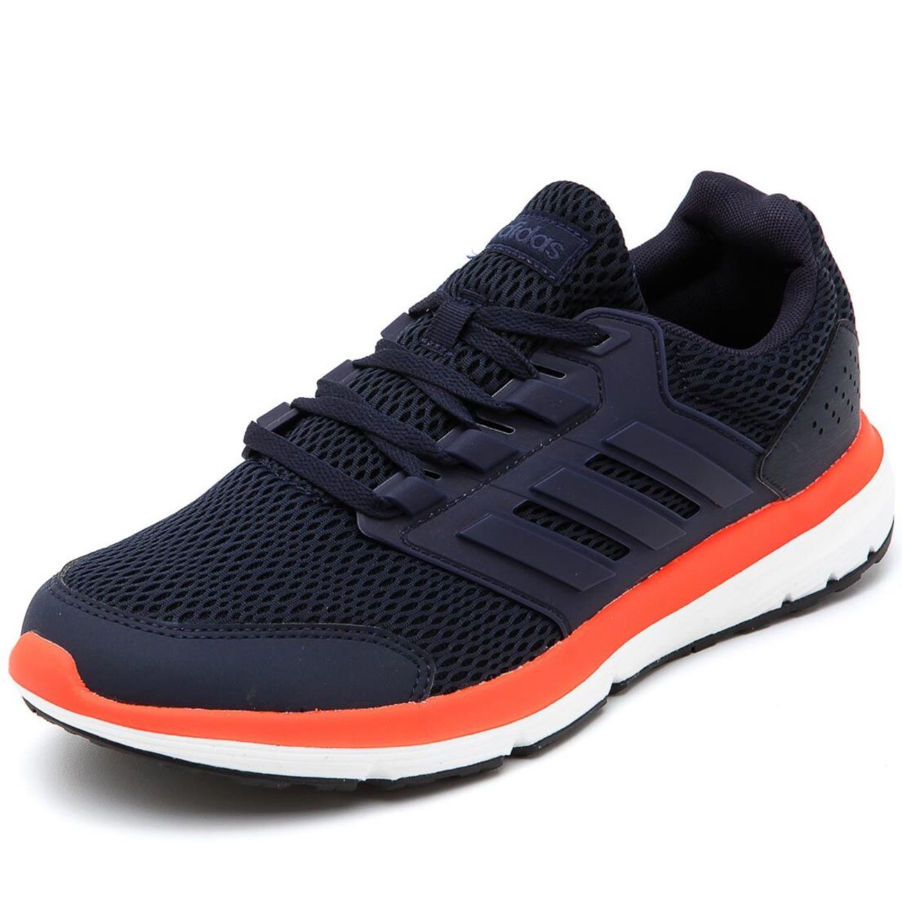tenis adidas masculino azul e laranja