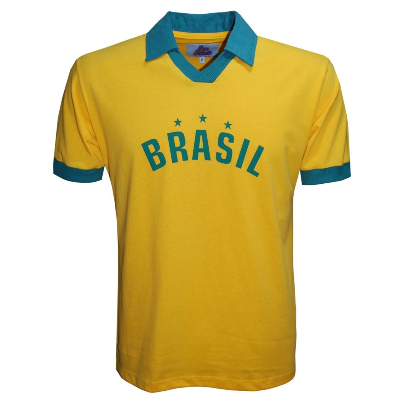 Camisa Polo Liga Retro Brasil Estrela - Adulto