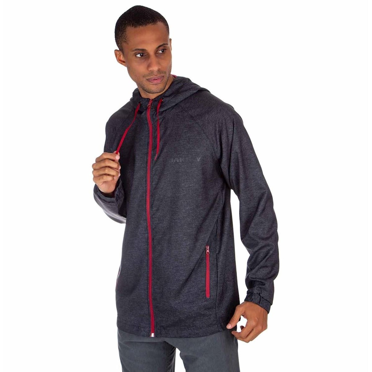 jaqueta corta vento oakley windbreaker blackout