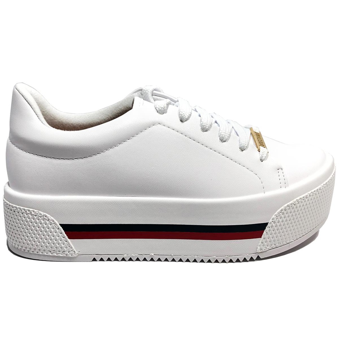 tênis flatform vizzano listras preto