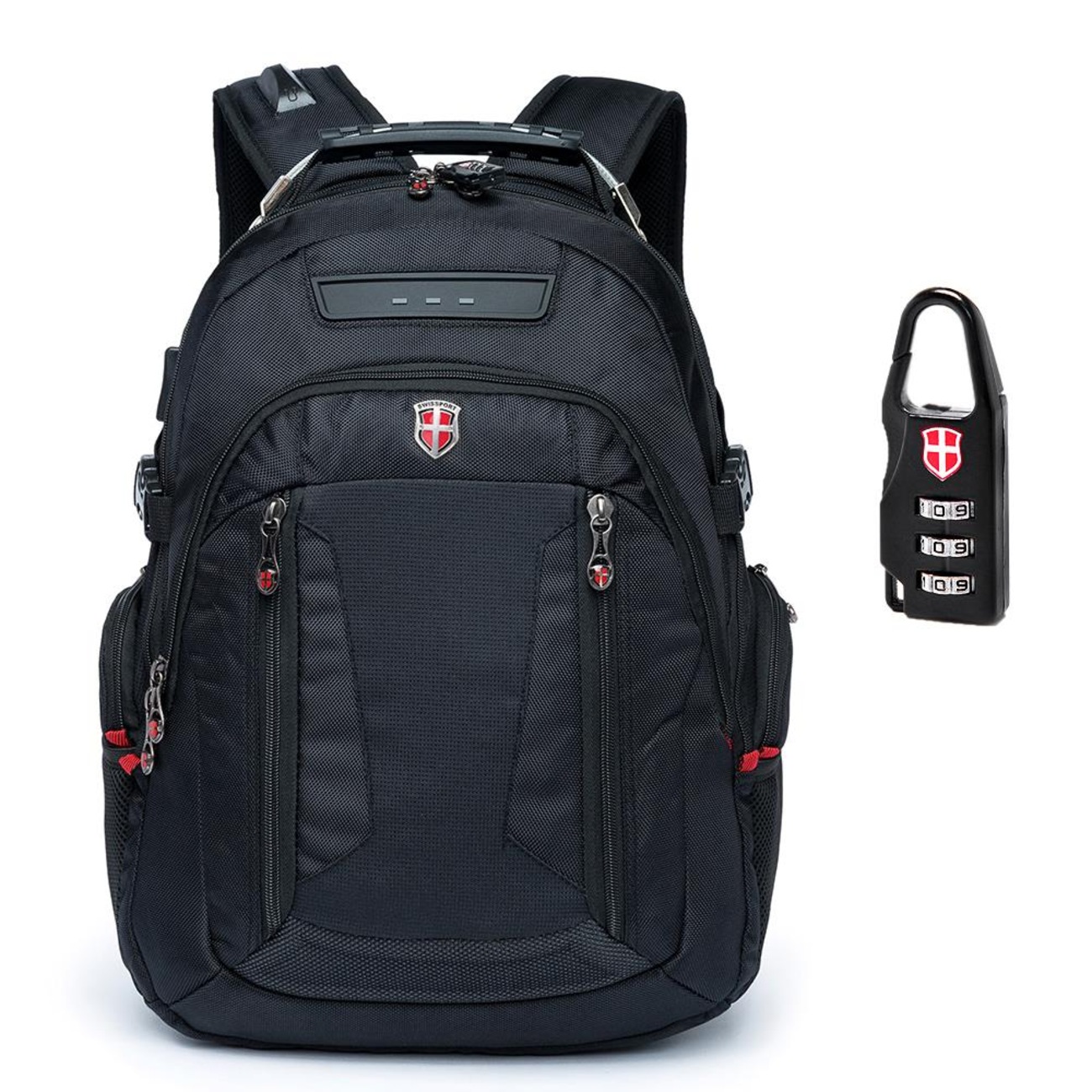 TBC M-LUXE ⅰ Mochila Swissport Hightech com Cadeado - 37 Litros | Centauro