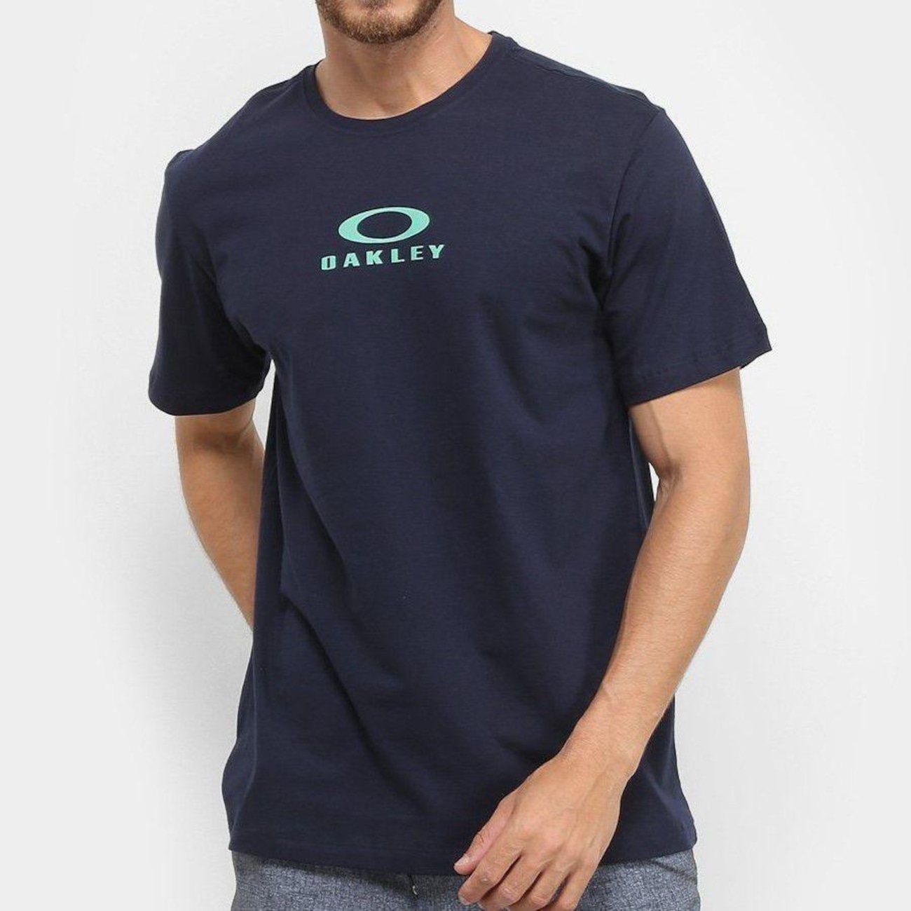 Camiseta Oakley Bark New Tee - Masculina em Promoção