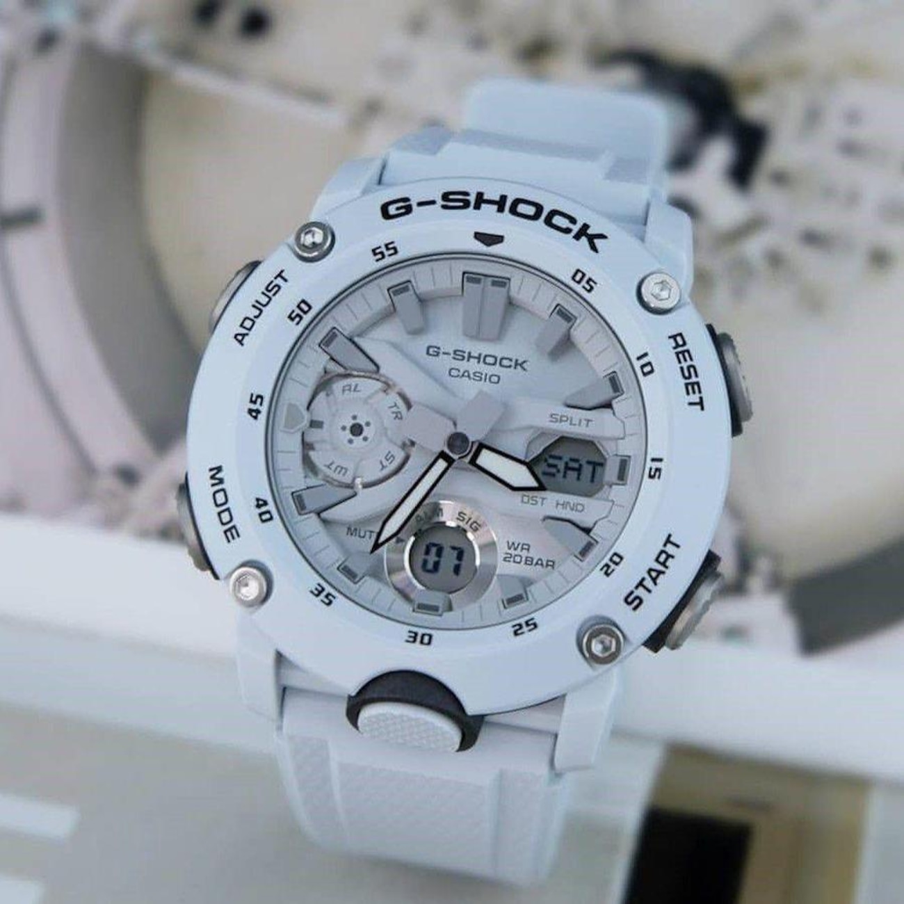 Relógio Digital Analógico G-Shock GA-2000S-7ADR - Adulto | Centauro