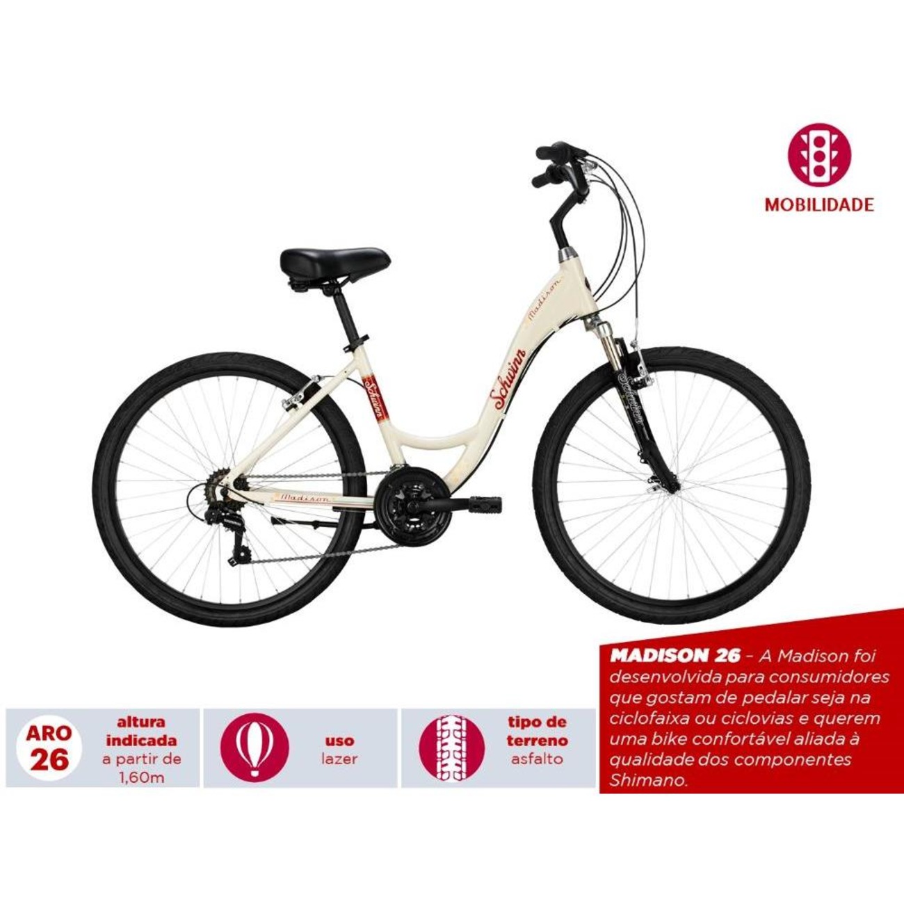 自転車本体 schwinn madison Bicicleta Schwinn Madison 2015 - Aro 26 - Câmbios Shimano - Adulto
