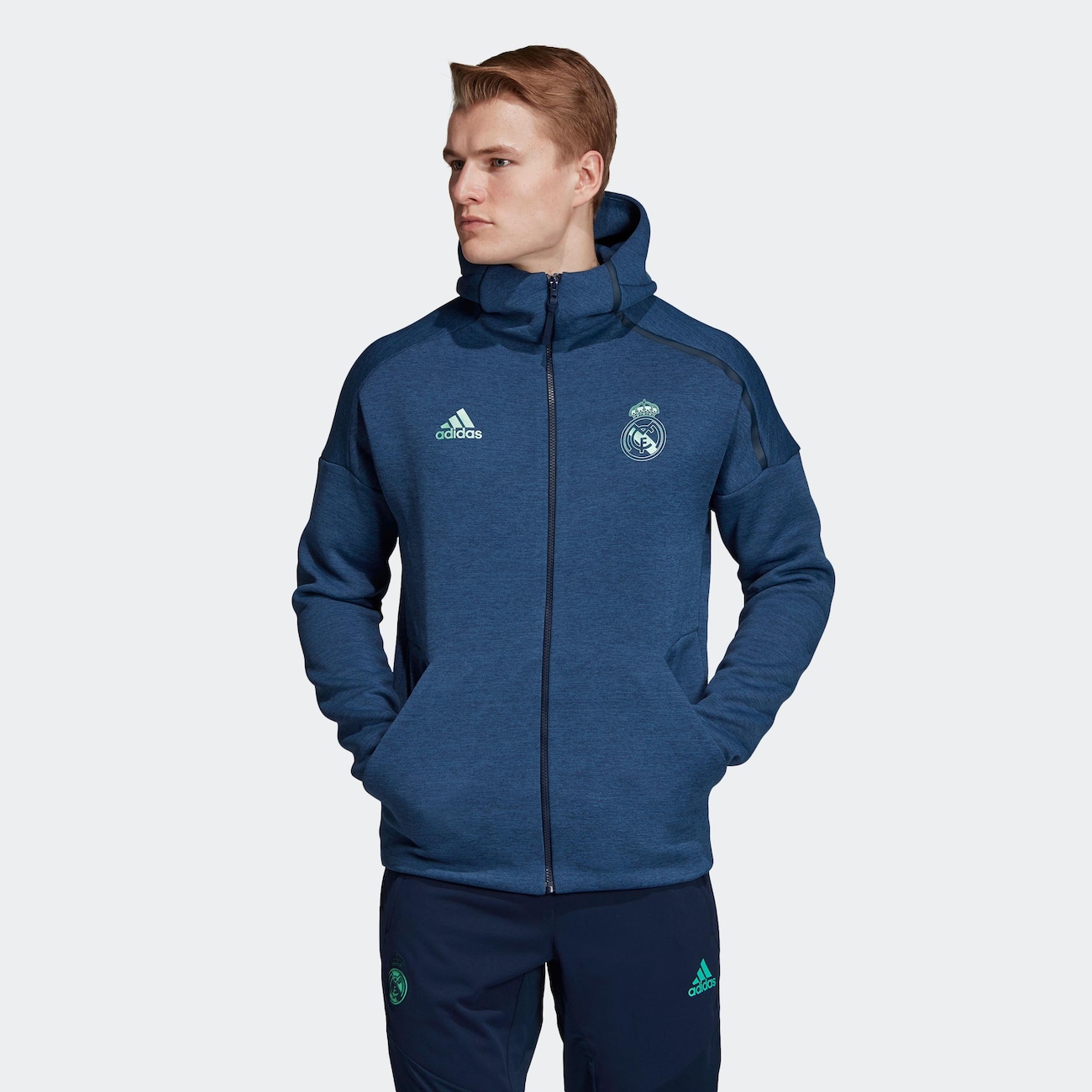 Jaqueta com Capuz Real Madrid Z.N.E. adidas - Masculina | Centauro