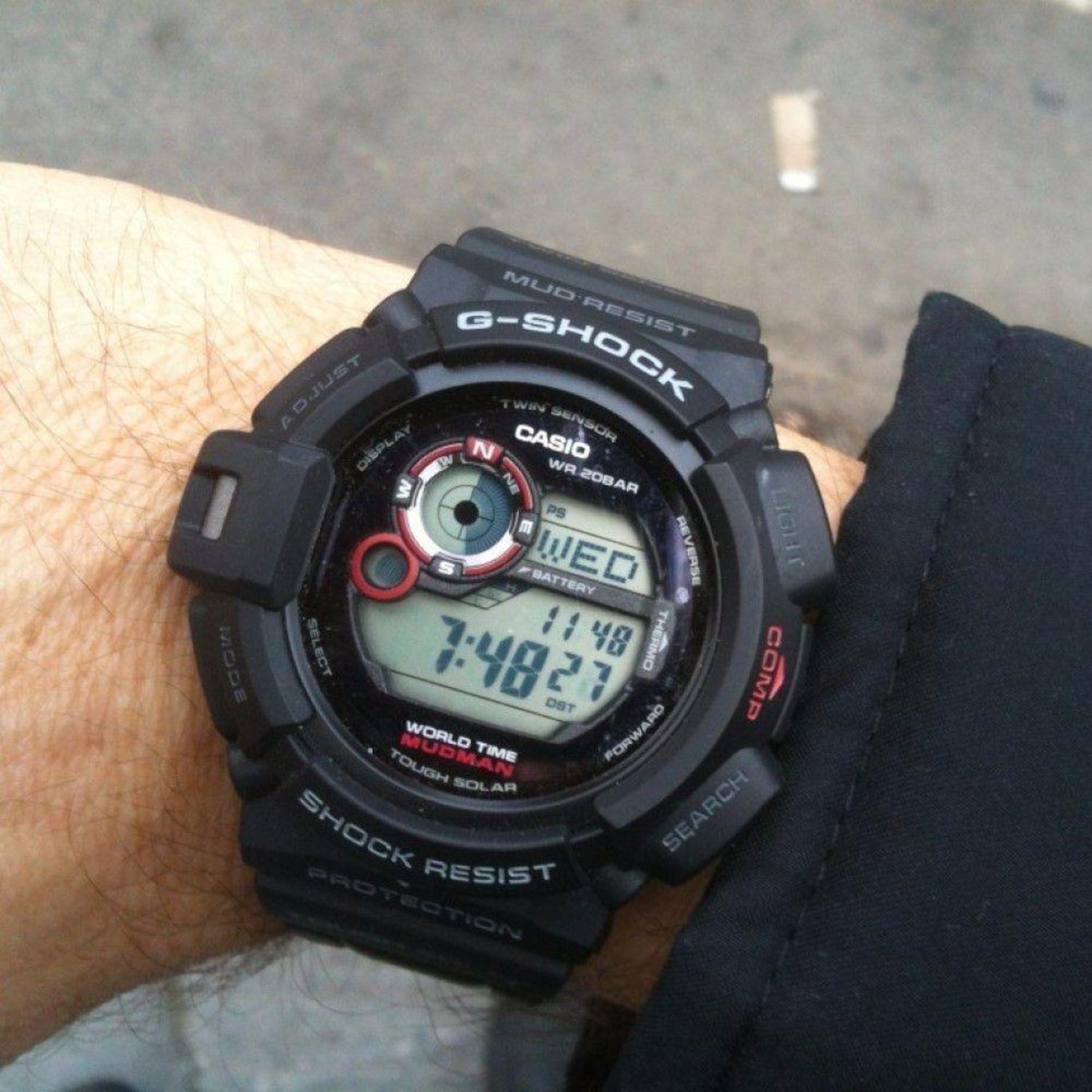 Relógio Digital G-Shock Mudman G-9300-1DR - Masculino | Centauro