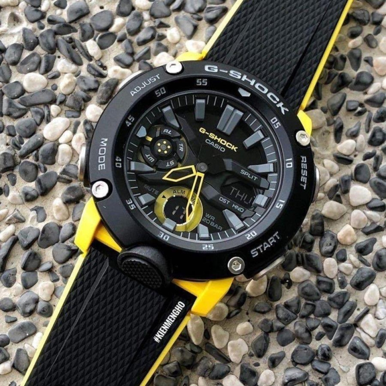 Relógio Anadigital G-Shock Carbon Core Guard GA-2000-1A9DR